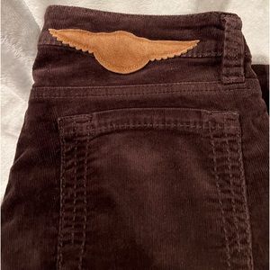 Bcbg corduroy boot cut pants size 29 new without tags store display